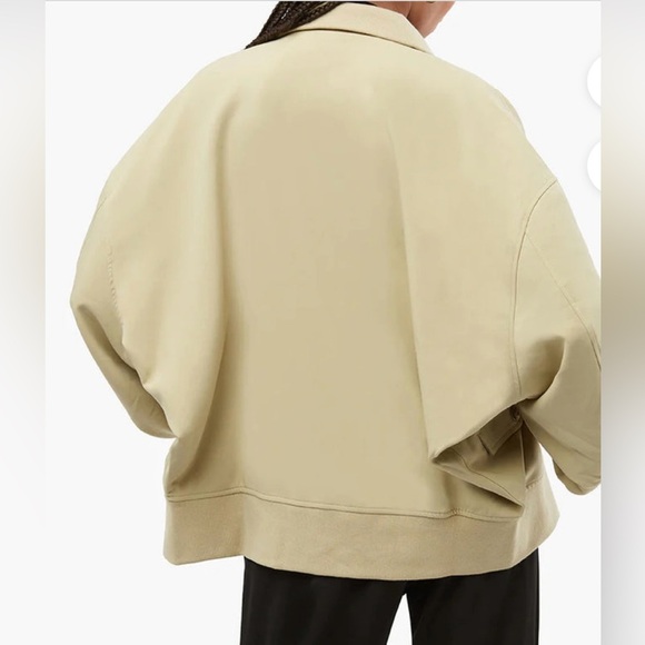 WEWOREWHAT | Twill Bomber Jacket, Women’s, Color Tan, Size XS, NWOT - Picture 2 of 12